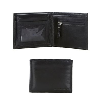 RJR.John Rocha Black Italian leather billfold wallet in a gift box